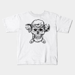 skull mechanical Kids T-Shirt